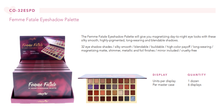 Load image into Gallery viewer, Amor US- FFESD : Femme Fatale 32 Shade Eyeshadow Palette
