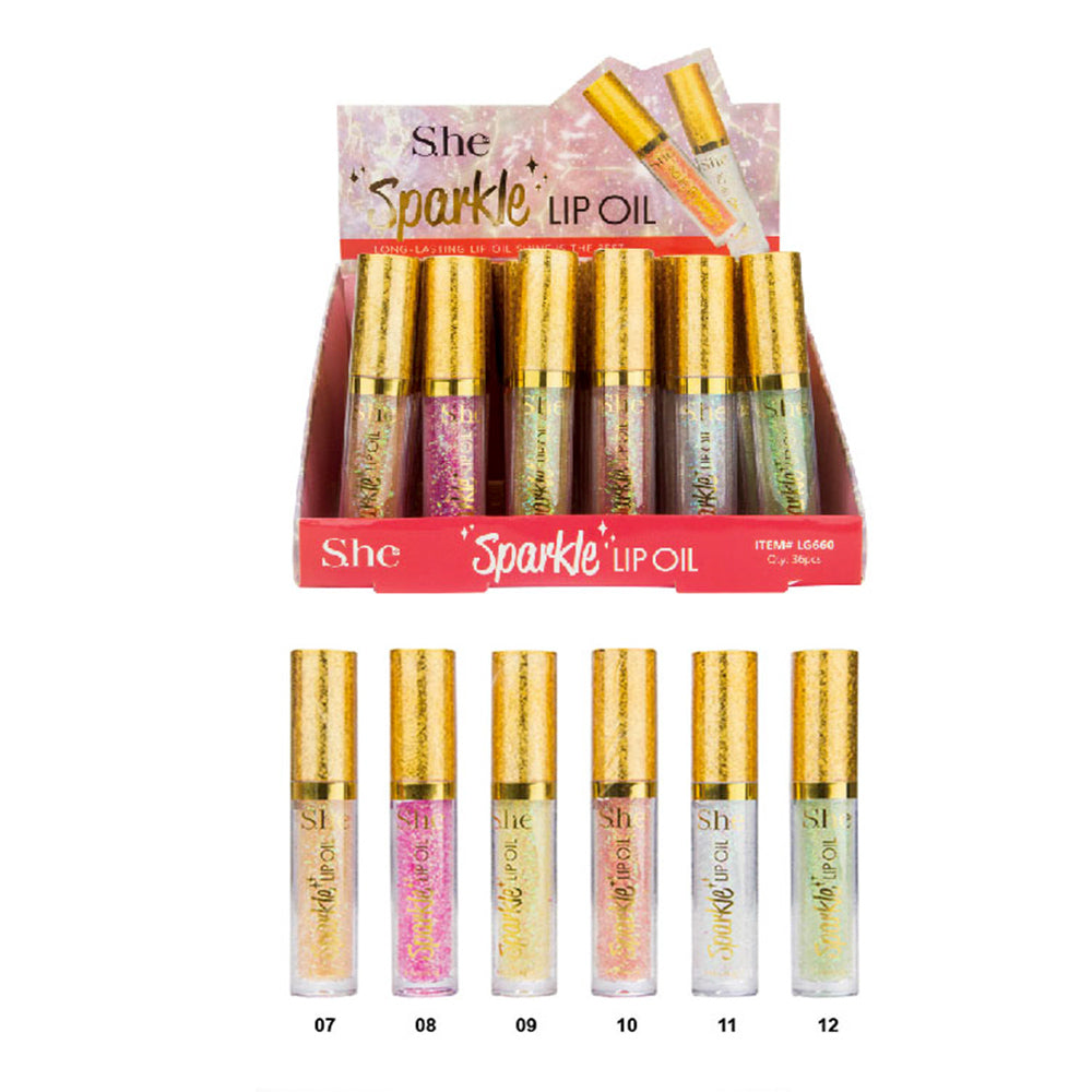 * Smooth and long lasting. * Sparkly finish. * Add sparkle to any lips. * Includes: All 36 PCS. The best price and deal sparkle lip glitter lipgloss w/ Bonitawholesale.com