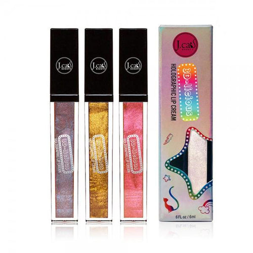 J CAT-HLC : 3D-Licious Holographic Lip Cream 6 PC  WHAT IT IS 3D-licious holographic lip creams are prismatic and light-weight, adding a dimensional new layer to your favorite lip color. The best price and deal w/ Bonitawholesale.com !!!