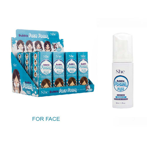 The Face Bubble Foam Cleansing Water / Makeup Remover effectively cleanses away impurities while moisturizing the skin. Help protect and rejuvenate the skin. The best price and deal w/ Bonitawholesale.com