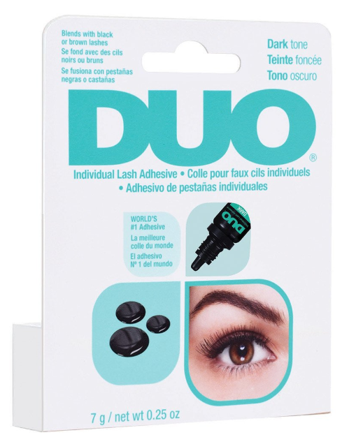 DUO-56897 : Individual Lash Adhesive Dark Tone 4 PC. DRIES DARK, UNDETECTABLE ADHESIVE. SECURES FAKE LASHES ALL DAY, ALL NIGHT. CONVENIENT FAUX LASH GLUE TIMES TWO. The best price and deal w/ Bonitawholesale.com !!!